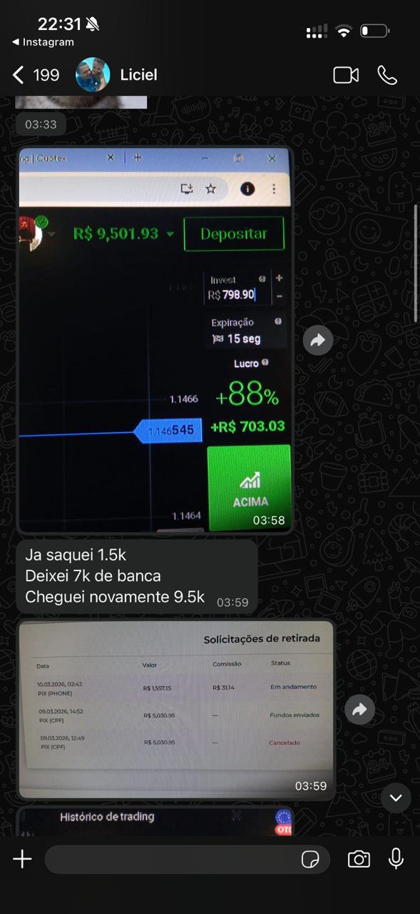 Depoimento de aluno